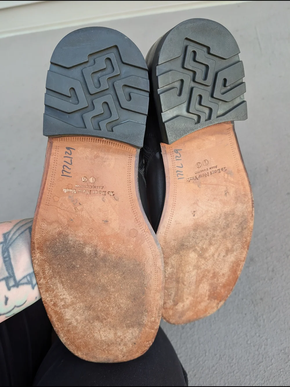 To Boot Black Leather Chukka Boots